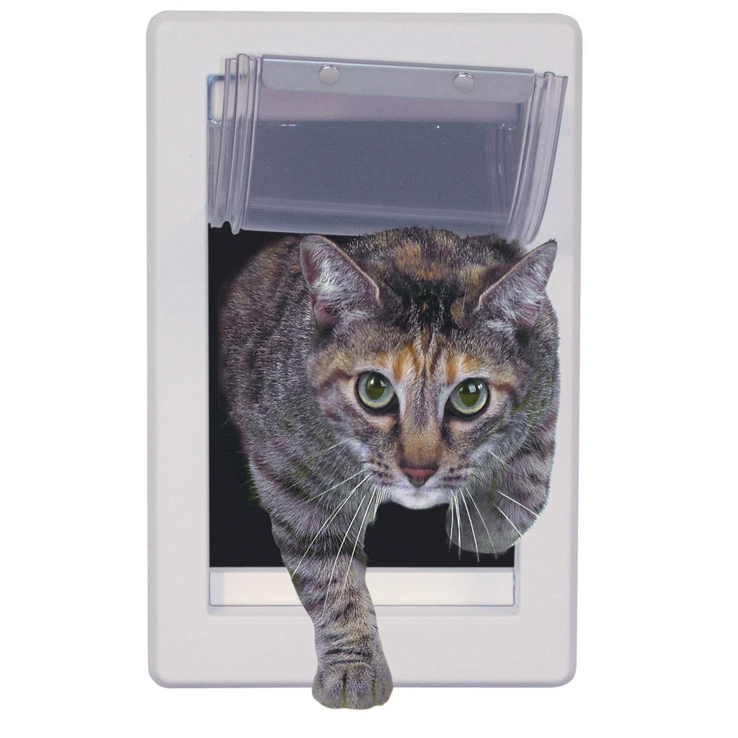 Perfect Pet Small Soft Flap Cat Door with Telescoping Frame, 5Inch by