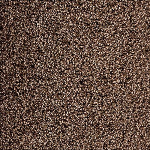 WINDSOR Adhesive Flat Carpet Stair Tread with Padding - Single, 27" W x 9" D, Mocha - by Castle Range