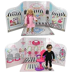Folding Dollhouse for 18 Inch Dolls