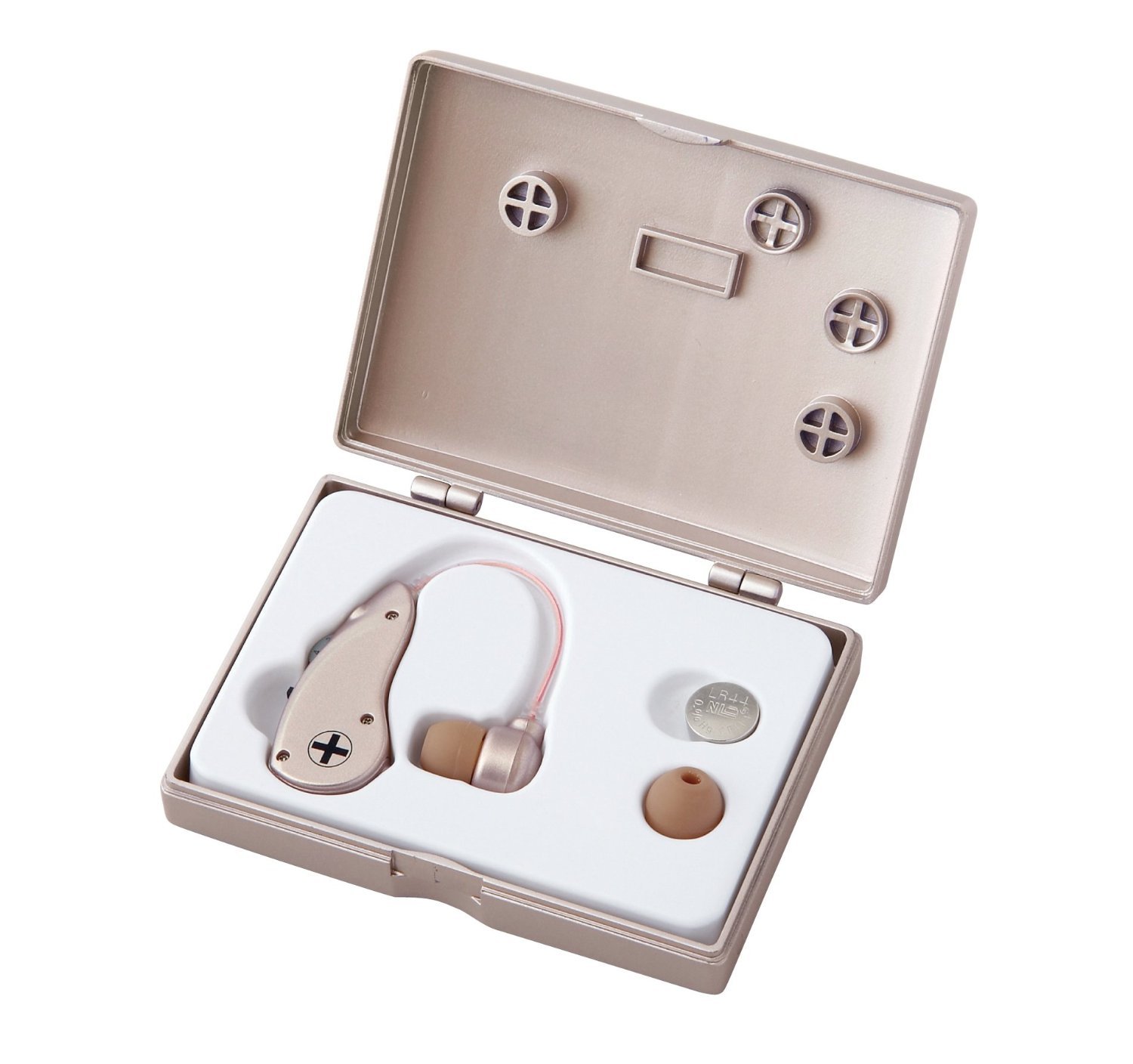 NEW Personal Sound Amplifier Earphone, Adjustable Hearing Volume Behind