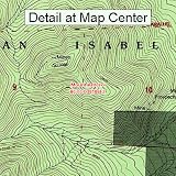 USGS Topographic Quadrangle Map - Mount Antero, Colorado (Folded/Waterproof)