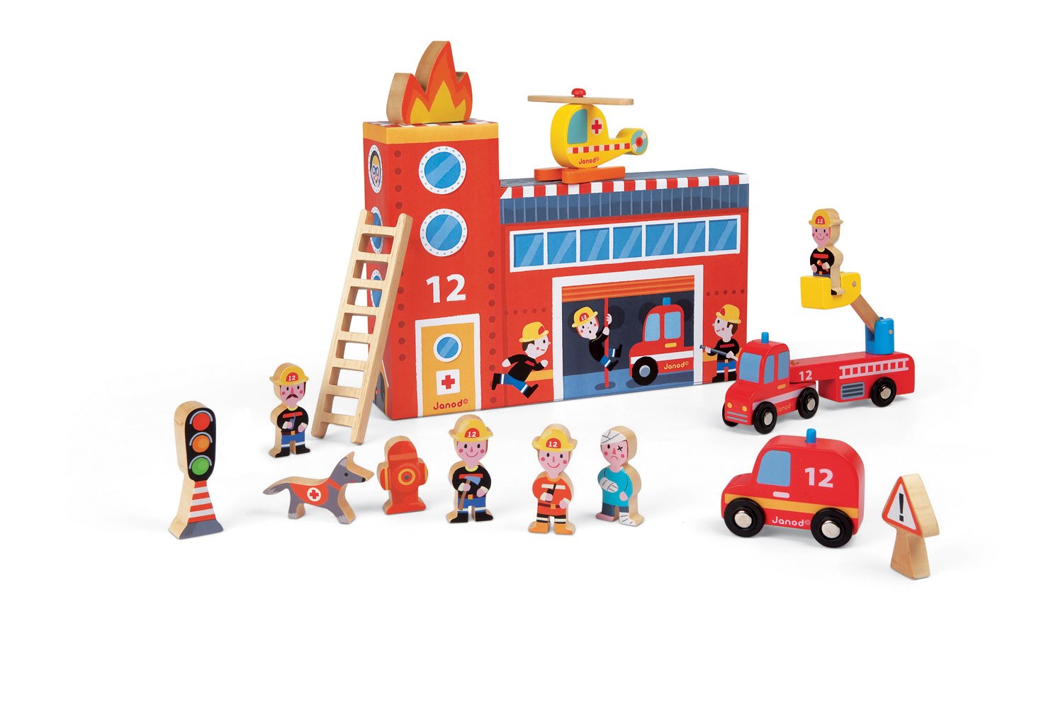 《法國Janod》環保安全好教具 磁鐵壁貼 / 木製玩具