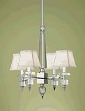 Candice Olson Cluny Beige Shade 4-Light Chandelier