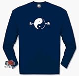Zoom Produkt-Bild: YIN YANG zen buddha ausgleich meditation Longsleeve-T-Shirt S-XXL