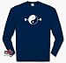 YIN YANG zen buddha ausgleich meditation Longsleeve-T-Shirt S-XXL