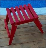 Kiddie Side Table - Fire Engine Red, by Prairie Leisure