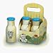 BIGJIGS A Crate of 4 Milk Bottles