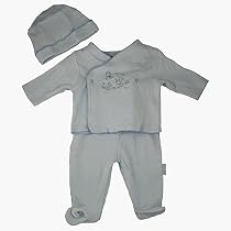 Vitamins 3-piece crossover top/pant/hat 6 Months