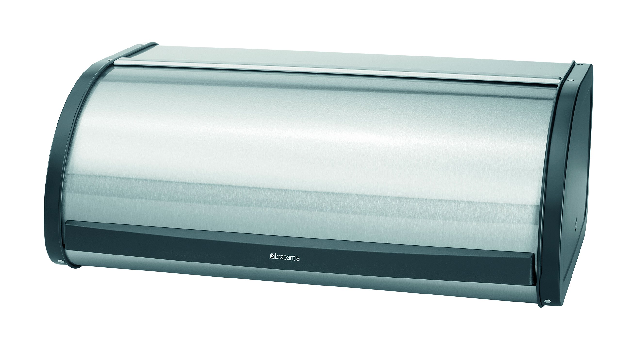 Brabantia Roll Top Bread Box Matte Steel Fingerprint Proof