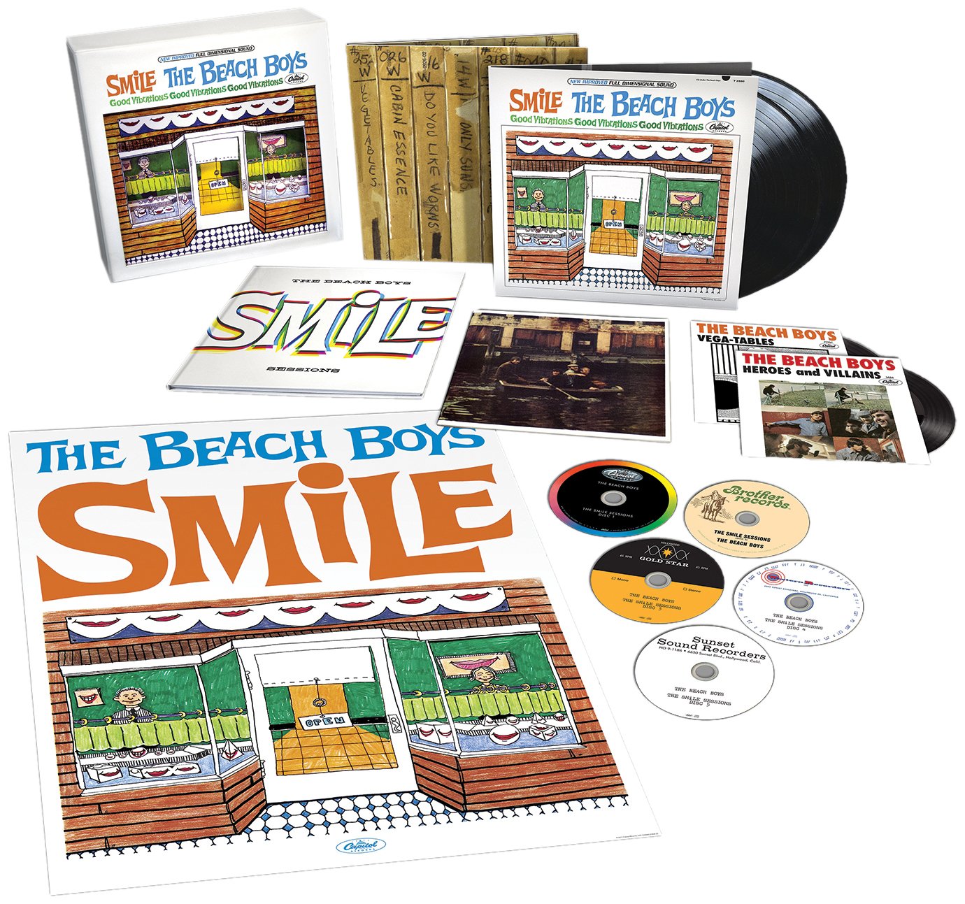 ザ・ビーチ・ボーイズ(The Beach Boys)『Smile Sessions 5CD Box Set』