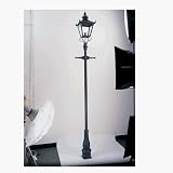 Grampian Black Cast Aluminium Lamp Post 2.7 Metre