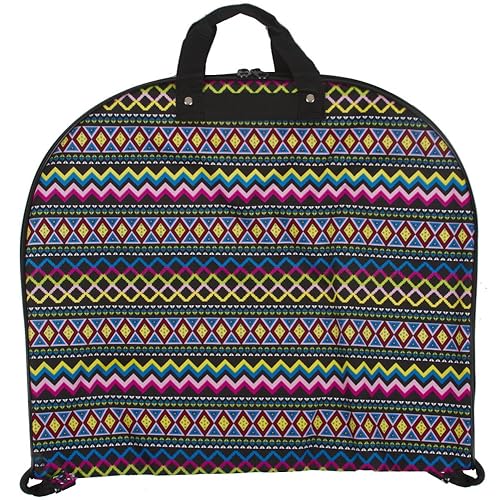 Ever Moda Designer Print Collection 40-inch Hanging Garment Bag