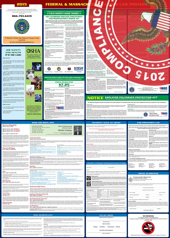 Amazon.com: 2015 Massachusetts State and Federal All-in-one Labor ...