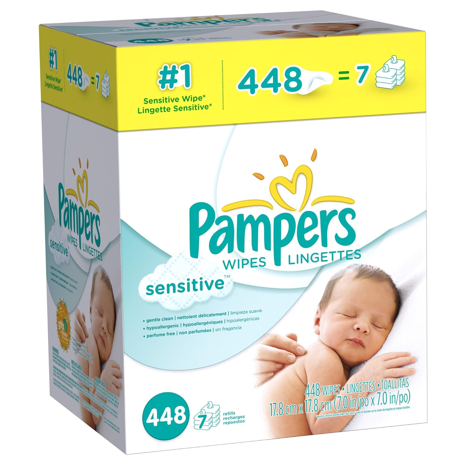 Amazon Pampers Sensitive Wipes, 448 Count, As Low As 7.78 Drugstore