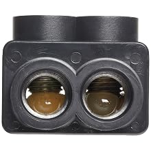 Morris Products 97116 Insulated Dual Entry Splice, Black, 2/0 - 14 Wire Range, 7/32" Allen Hex, 1.55" Length, 1.50" Height