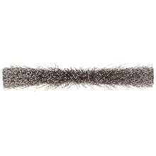 Weiler Trulock Narrow Face Wire Wheel Brush, Round Hole, Steel, Crimped Wire, 8" Diameter, 0.014" Wire Diameter, 5/8" Arbor, 2-1/16" Bristle Length, 3/4" Brush Face Width, 6000 rpm