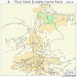 Huge Street & Road Map of Breckenridge, Colorado CO - Printed poster size wall atlas of your home to