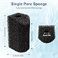 Gvvycc Aquarium Filter Sponge, Compatible with Penn-Plax Cascade 600 Filter