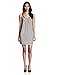 KAMALIKULTURE Women's Sleeveless Striped Peasant Mini Dress