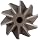 Niagara Cutter CH126 Single Angle Shank Type Chamfering Cutter, High Speed Steel, Uncoated (Bright), Weldon Shank, 45 Degree Angle, 1" Cutter Diameter, 10 Tooth, 5/16" Width