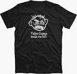 Videogames made me kill! Promo-T-Shirt S-XXL Schwarz L