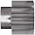 Boston Gear Spur Gear, 14.5 Pressure Angle, Steel, Inch, 5 Pitch