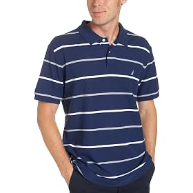 Click here to buy Nautica Sportswear Men's Short Sleeve Pima Stripe Polo by Nautica.