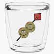 Martini Olives 12 oz Double-Old-Fashioned Insulated Beverage Tumbler, Clear