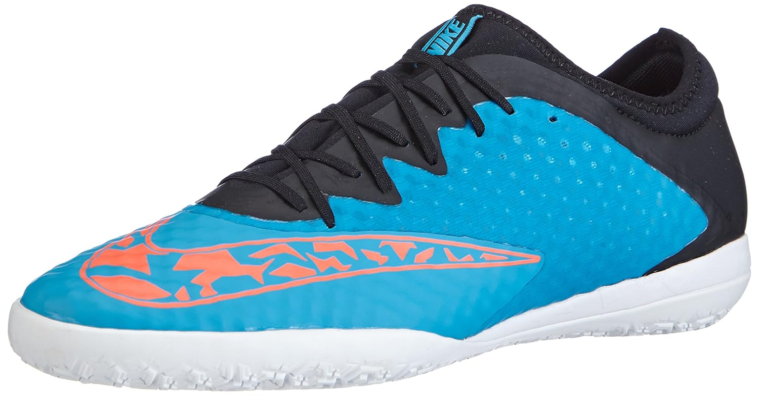 Nike Elastico Finale III IC Indoor Soccer Shoe (Blue Lagoon, Black) Sz