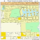 Huge Street & Road Map of Hamptons at Boca Raton, Florida FL -
Printed poster size wall atlas of you