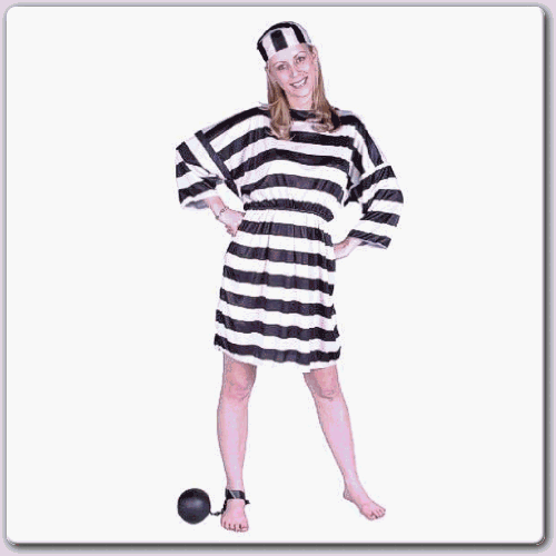 Adult Lady Convict Costume