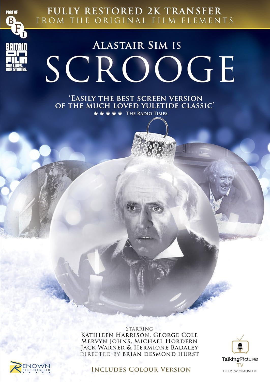 A Christmas Carol Movie Alastair Sim 