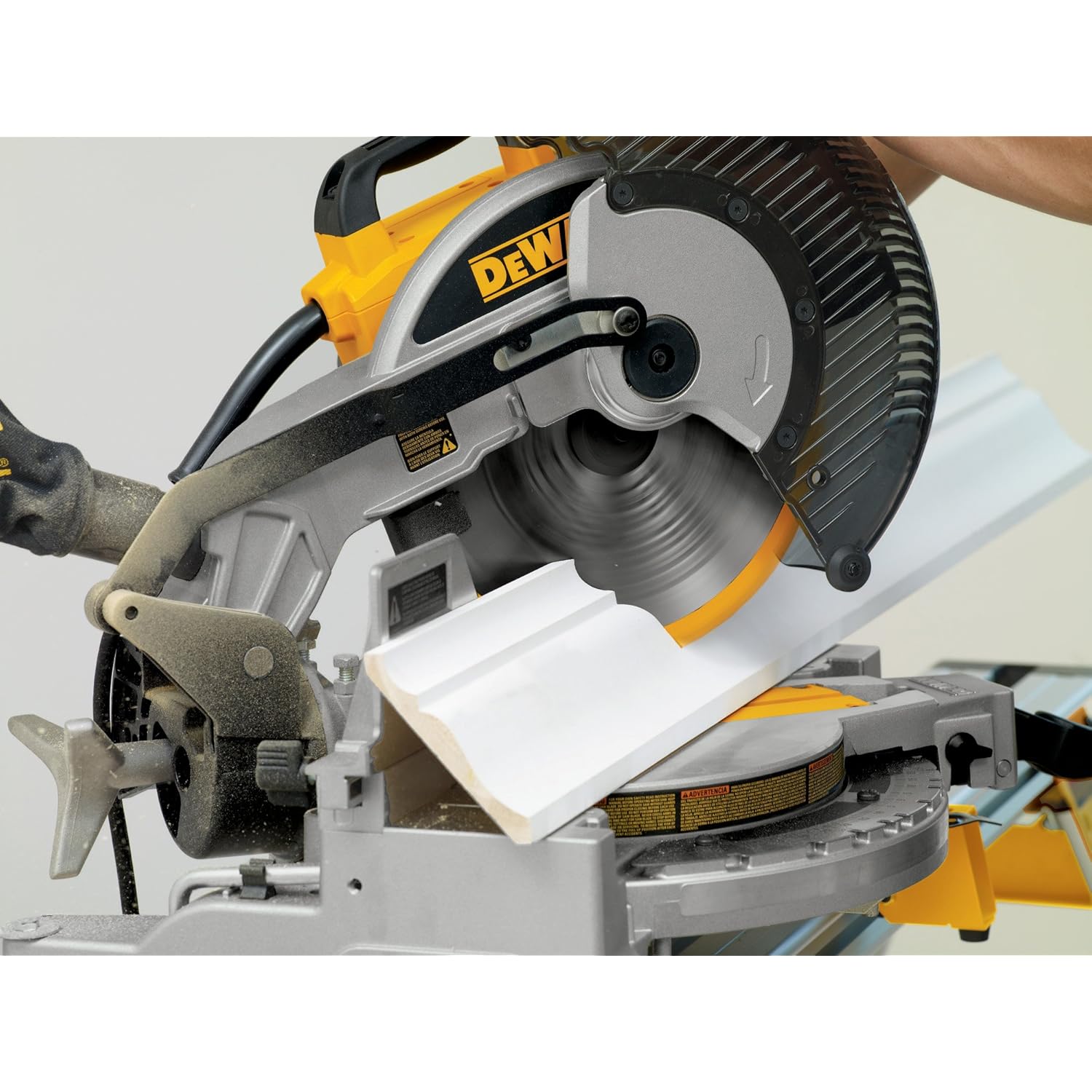 Hole punch 1 inch jackshaft, cutting crown molding single bevel miter saw