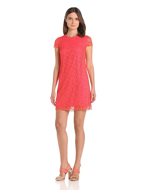 Pretty coral colour dress / Pretty-a-Porter.blogspot.com