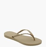Havaianas Flip Flops Slippers * Slim -- Grey/ Light Gold * 09 Collection !!