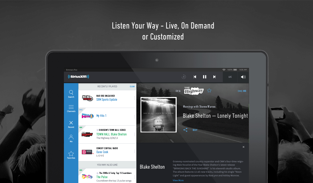 SiriusXM Appstore for Android
