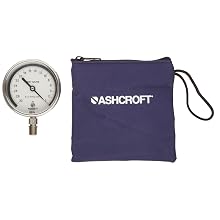 Ashcroft 30 Test 3" 316 Stainless Steel Vacuum Gauge -30/0 In/Hg
