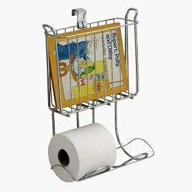 <b>Classico Over The Tank Magazine and Toilet Tissue Holder</b>