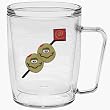 Martini Olives 18 oz Insulated Coffee Mug, Clear