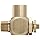 Parker 032510375 3251 Series Brass Right Angle Flow Control Valves, 3/8" NPT Male x Female, 125 psi