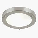 1 Lamp Steel Small Bathroom Ceiling Light
