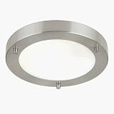 1 Lamp Steel Small Bathroom Energy Saving Ceiling Light