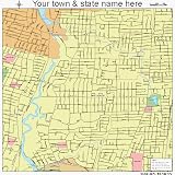 Huge Street & Road Map of New Milford, New Jersey NJ - Printed
poster size wall atlas of your home t