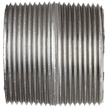 Anvil Steel Pipe Fitting, Schedule 40, Nipple, NPT Male, Galvanized Finish