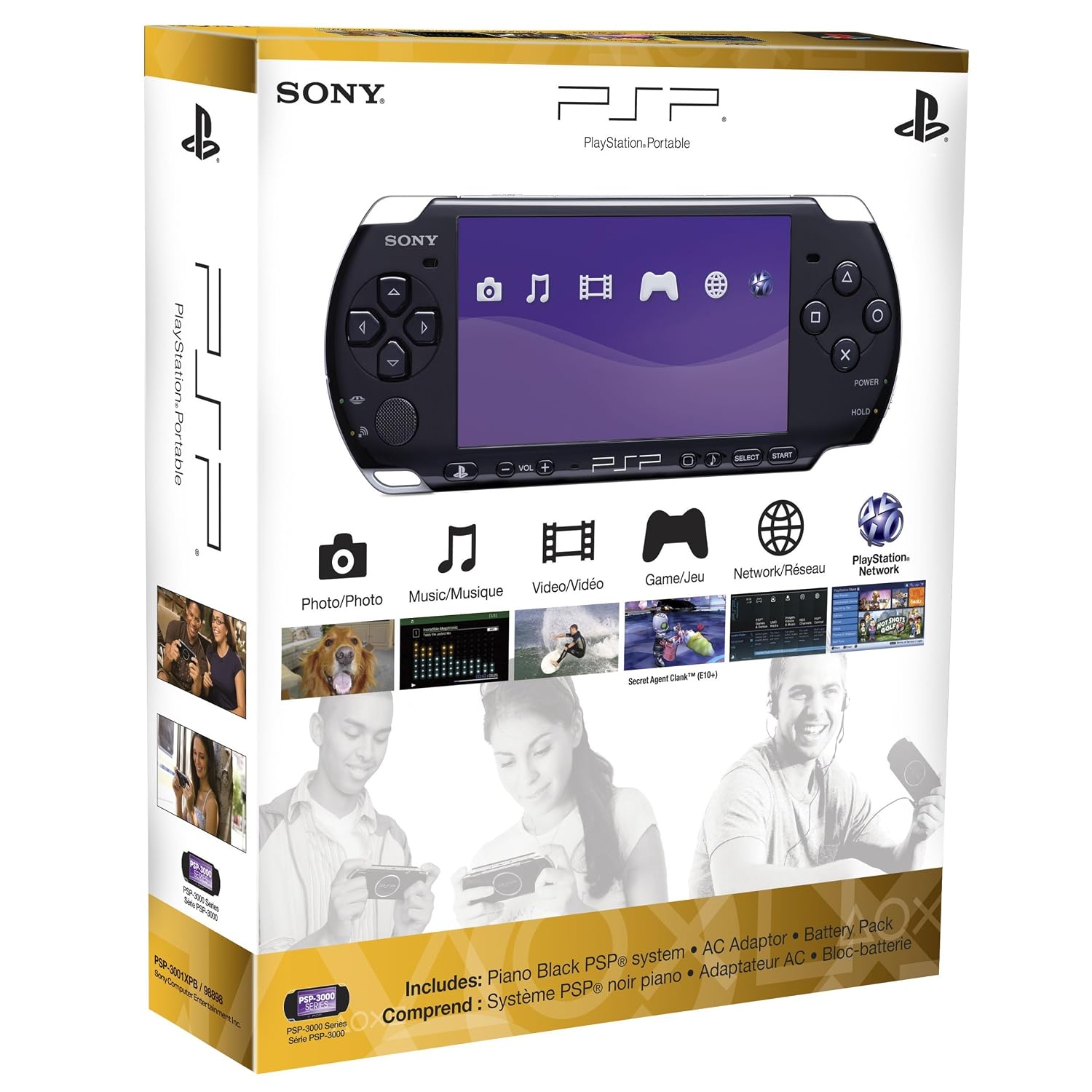 Psp 3000 Core Pack System - Piano Black ¨¨nuevo Y Sellado¨¨