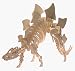 BC Bones 3D Wooden Puzzle Stegosaurus Medium