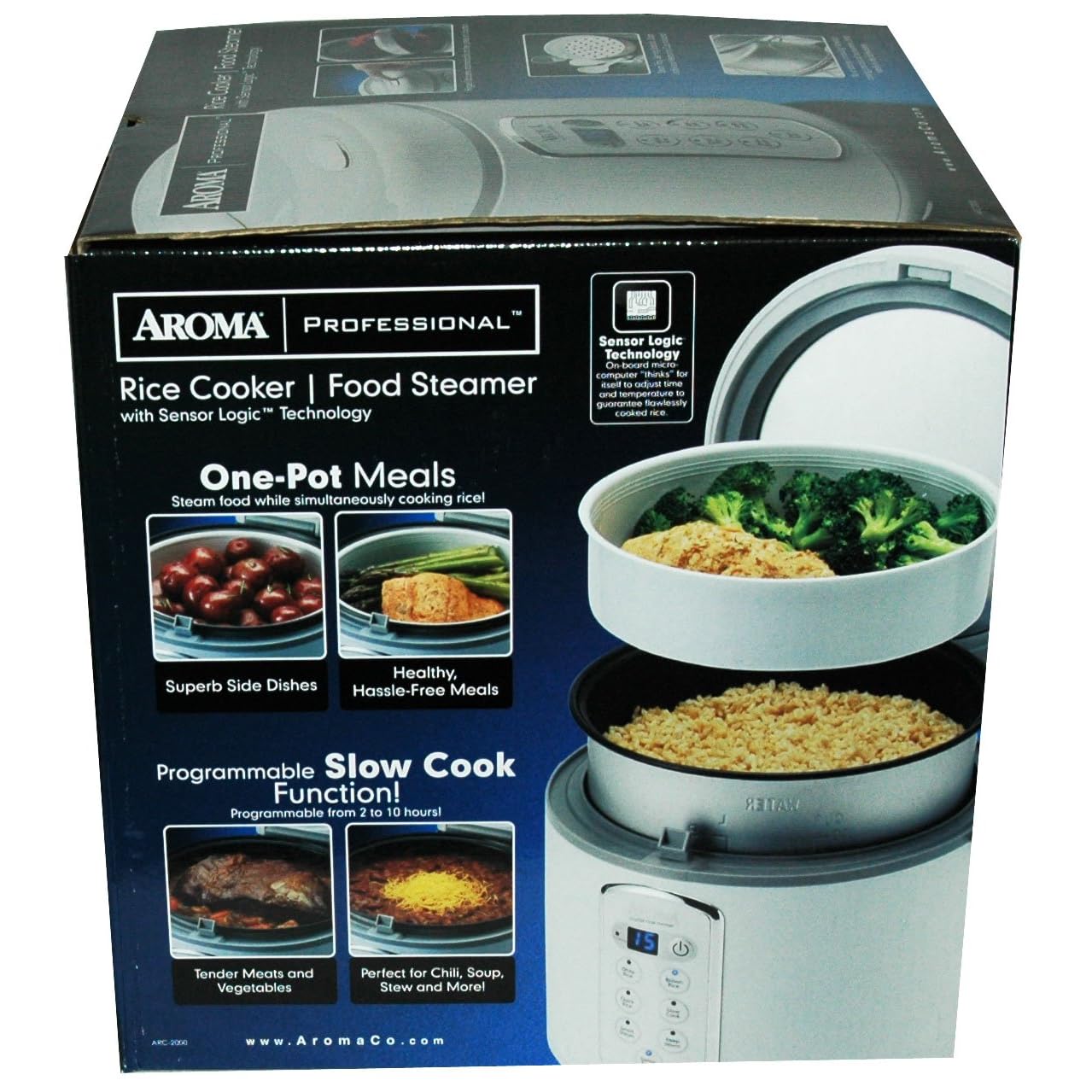 Aroma Housewares Professional Rice Cooker/Food Steamer/Slow Cooker ARC2000A Reviews