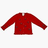 CR Kids red cardigan w/black bows