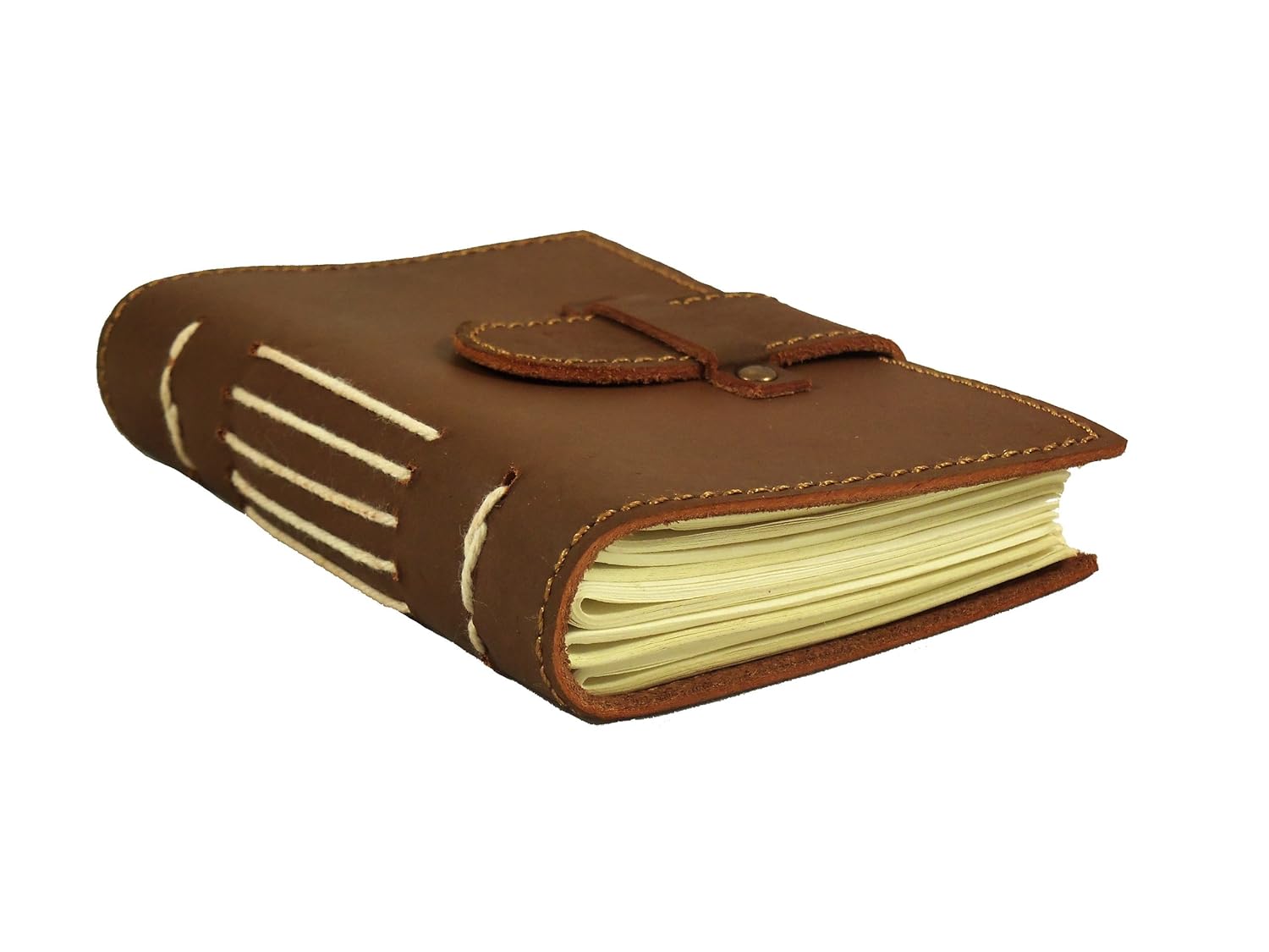 Leather Pocket Journal Small Diary Pocket Notebook Handmade Vintage