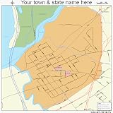 Huge Street & Road Map of Bordentown, New Jersey NJ - Printed
poster size wall atlas of your home to